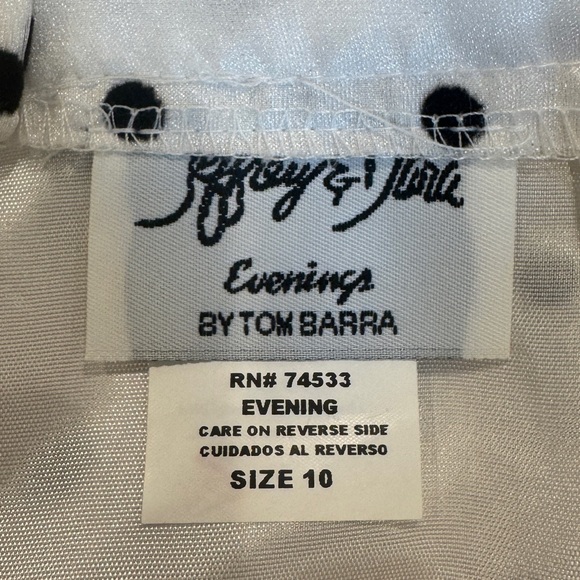 Vintage 70s/80s Polka Dot Maxi Skirt by Jeffrey & Dara Evenings by Tom Barra, S - Picture 5 of 7